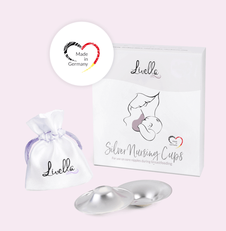 Livella Silver Nursing Cups