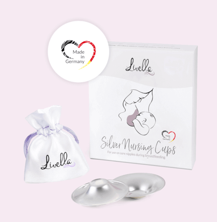 Livella Silver Nursing Cups