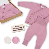 Livella Wickeljacke mit Bundhose aus Merinowolle Alt-Rosa...