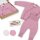 Livella Wickeljacke mit Bundhose aus Merinowolle Alt-Rosa 62 bis 74