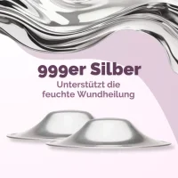 Livella Silberhütchen (Groß) - Made in Germany - Unterstützt die natürliche Wundheilung (2 Stück)