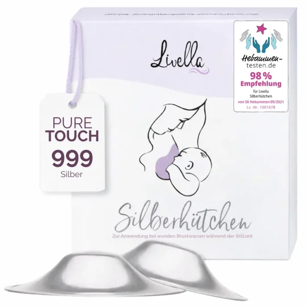 Livella Silberhütchen PureTouch 999