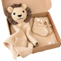 Livella Kuscheltuch Löwe mit Söckchen (creme)...