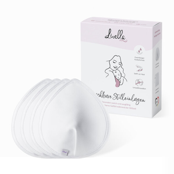 Livella washable nursing pads 4 pcs.