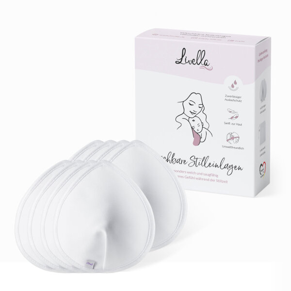 Livella washable nursing pads 8 pcs.