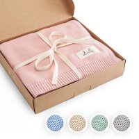 Livella Baby Blanket 100% Organic Cotton - in Different Colours