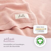 Livella Baby Blanket 100% Organic Cotton - in Different Colours