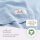 Livella baby blanket 100% organic cotton light blue